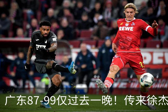 广东87-99仅过去一晚！传来徐杰、亚帅的重要消息，杨鸣说得很实在